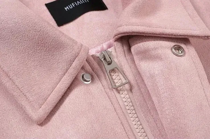 Embroidered Suede Jackets