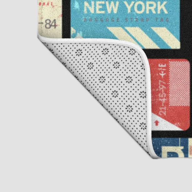 Flight Tags - Bath Mat