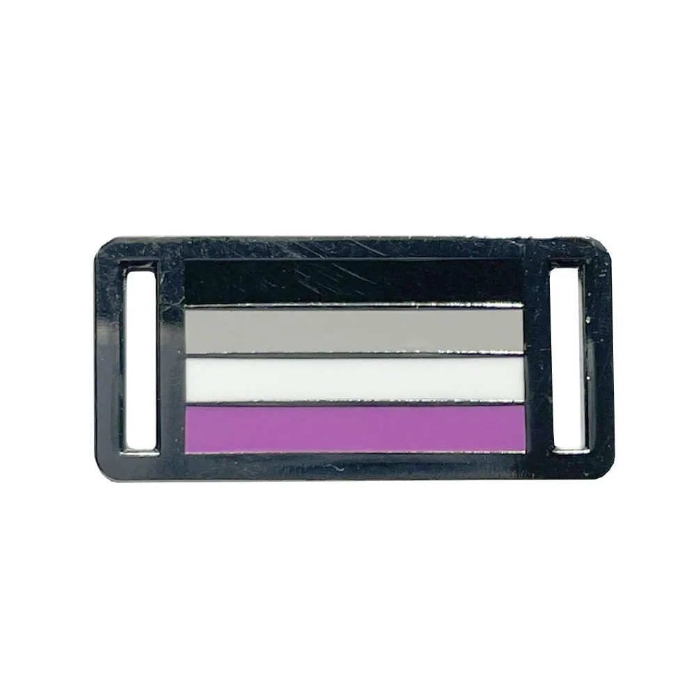 Shoelace Tags - Asexual Flag