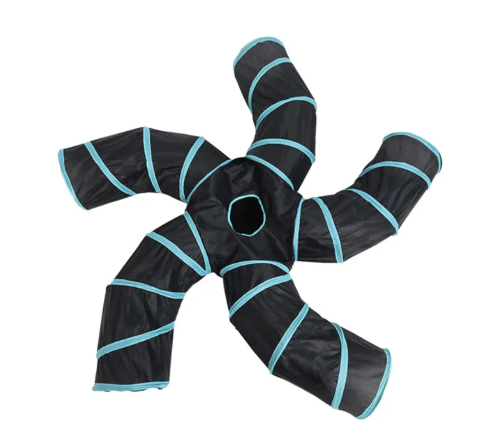 Three-Way Exercise Tunnel Cat Toy