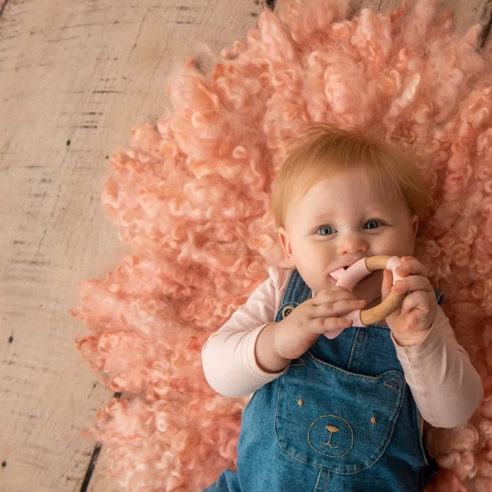 Wood   Silicone Teether Ring